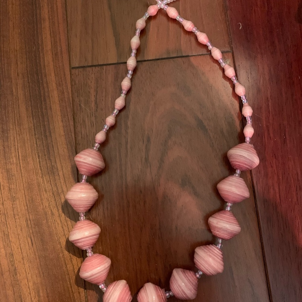 Wooden necklace